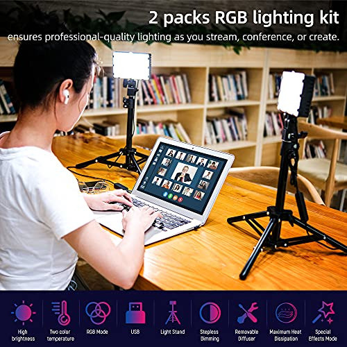 Luz Rgb Para Videoconferencia, 2600k-6000k Usb Powered Led Z 1