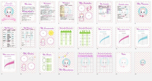 Cuaderno Pediátrico Kit Imprimible Editable X8, Promo! 1