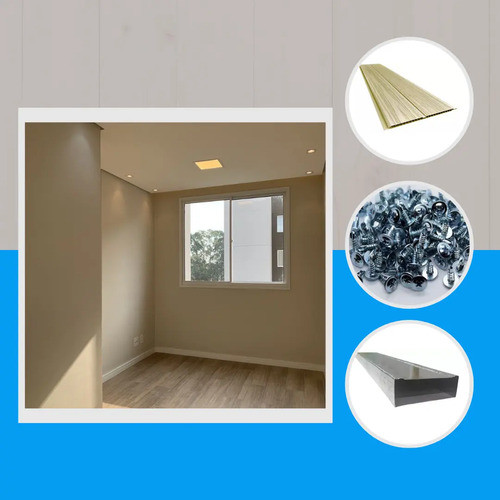 Cielorraso Kit Pvc Color Beige Gemini 3x3 9m2 Oferta 1