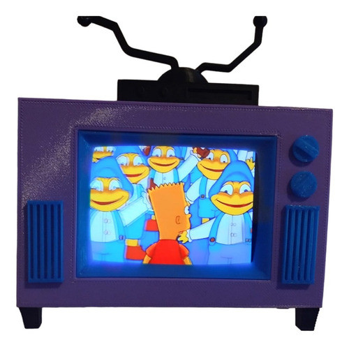 Soporte Celular Tele Simpson Impresiones 3d 0