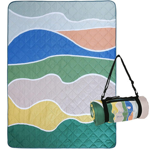 Exclusivo Mezcla Mantas De Picnic Impermeables 3-layer 60x80 0