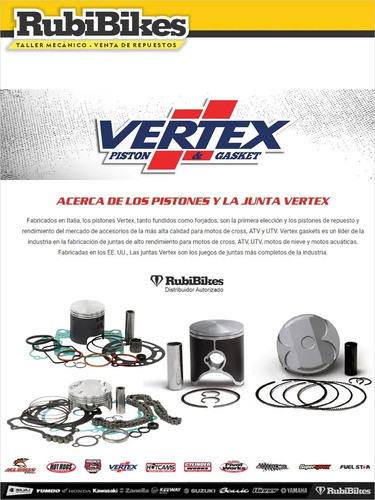 Pistón Para Honda Cr 125 (54.95). Vertex Italy 1