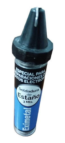Estaño Eximetal Original 60/40 De 0,8mm. Tubo X 3 Metros. 1