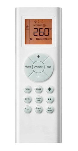 Control Remoto Aire Acondicionado Para Bgh Zimal Tcl Ar869 1