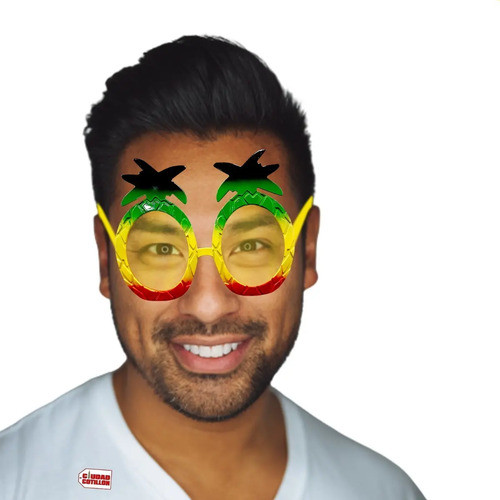 Anteojos Ananá Disfraz Lentes Piña Verano - Ciudad Cotillón 1