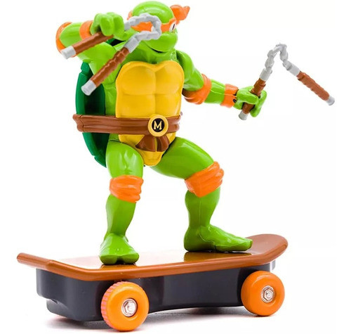 Tortugas Ninja Skate Pullback C/figura Michelangelo 71047 1