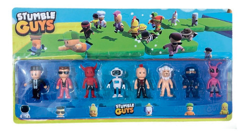 Muñechos Stumble Guys Set 8 Personajes Navidad 0