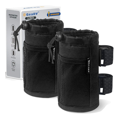 Soporte Para Botella Para Bicicleta Negro  De Polietileno 0