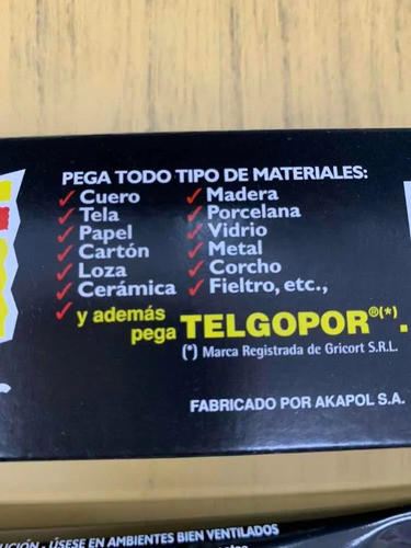 Pegamento Unipox X 100 Ml. 1