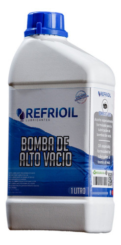 Aceite Lubricante Para Bomba De Vacio X 1 Litro Refrioil 1