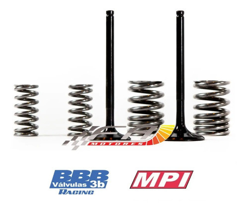 Kit Válvulas 3b Racing Xplora 250 Resortes Mpi Carga Blanda 1