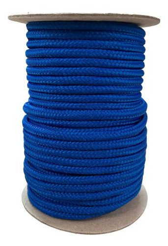 Soga De Polipropileno Trenzada 6mm X 30 Metros Azul Francia 0