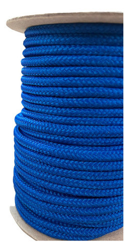 Soga De Polipropileno Trenzada 6mm X 30 Metros Azul Francia 1