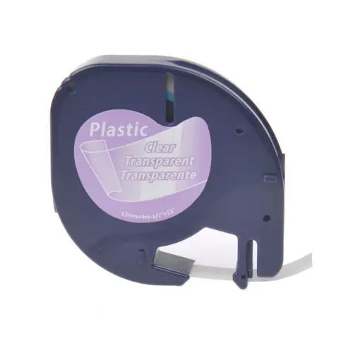 Etiqueta Plastica 1pk Cinta Para Dymo Letra Tag Lt 16952 Neg 0