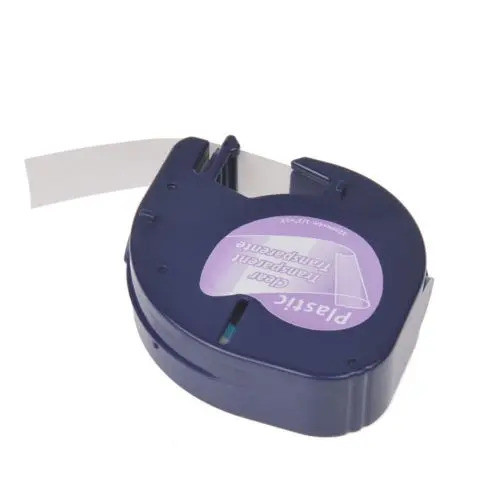 Etiqueta Plastica 1pk Cinta Para Dymo Letra Tag Lt 16952 Neg 1