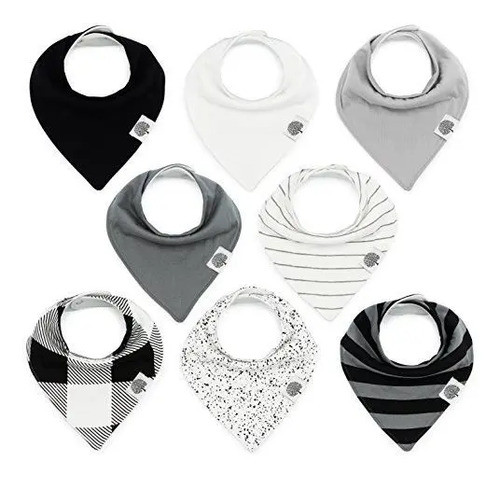 Baberos Parker Baby Bandana Drool  8 Pack Baberos Baby Para 0