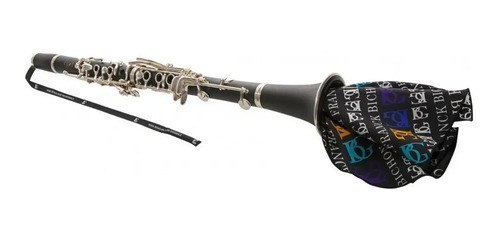 Paño Limpiador De Seda Con Soga Clarinete Bb Y Alto Bg A32s1 0