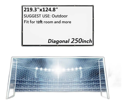 Pantalla Portatil Para Proyector De Alta Definicion De 169 H 1