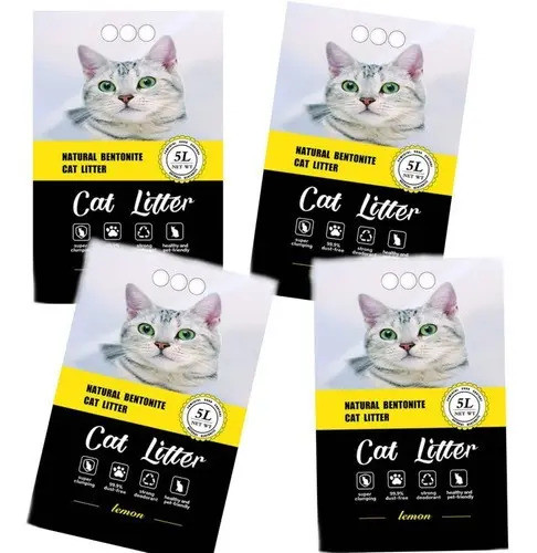 Arena Bentonita Cat Litter 5 Litros Lavanda Limon 0