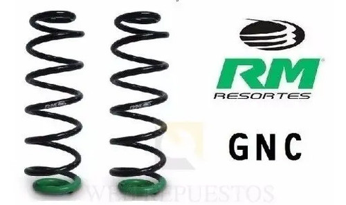 Resortes Traseros Reforzados Gnc - Honda Civic 2002 A 2006 1