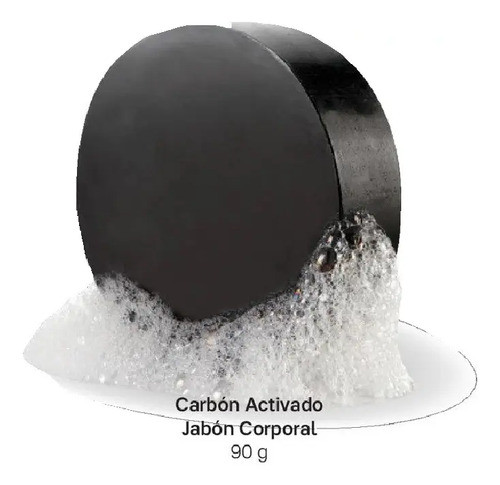 Jabon Corporal Carbon Activado En Barra 90g Beautyware® 0