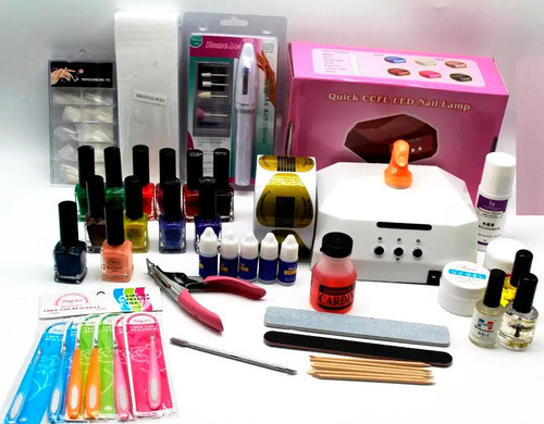 Kit Para Hacer Uñas, Muy Completo, Hermoso Toque 1
