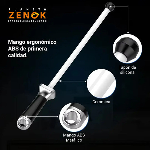 Chaira Domestica Acero Afilador Cuchillo Cocina Chef 1