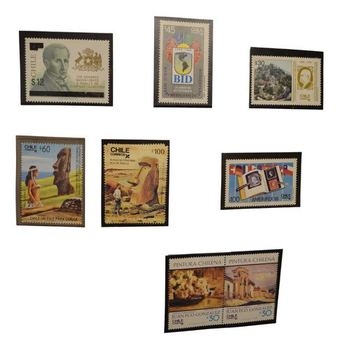 Ch739 Chile Varias Series Completas Años 1986 Mint 0