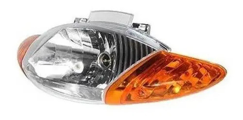 Optica Faro Delantero Cristal Ambar Moto Honda Biz 110 0