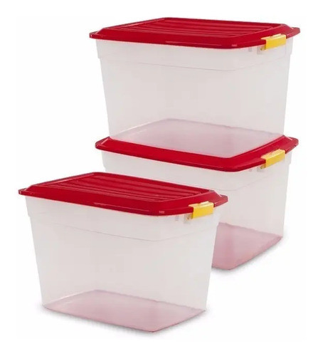 Caja Con Ruedas De 24 Lts 0