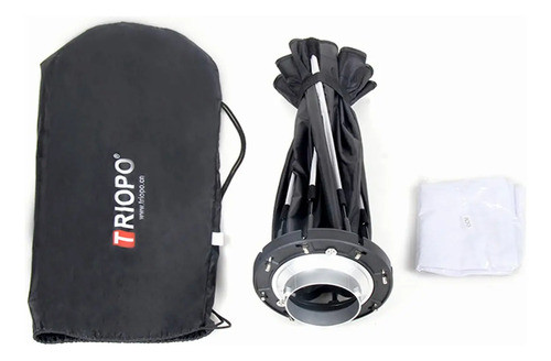 Octo Box Difusor Triopo 90cm P/ Flash Estudio Montura Bowens 1