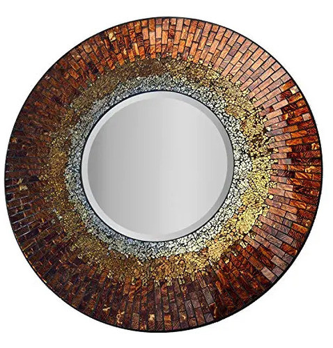 Lulu Decor Espejo De Pared Con Mosaicos 0