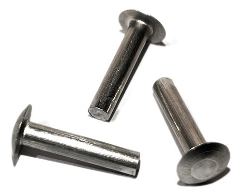 Remache Aluminio Macizo 4 X 19 Mm Golpe Macizo X 50 Unid. 0