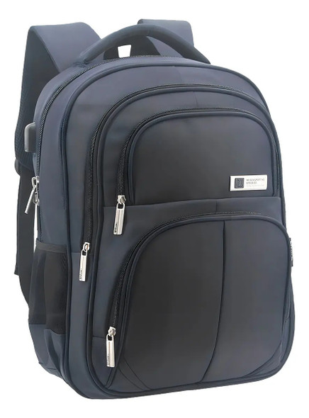 Wilson Laptop Backpack with USB, 40L, Dark Blue