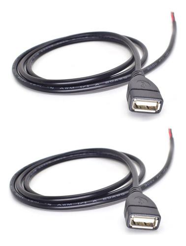 Elnone 1 Paquete De 2 Cables Usb De 3.3 Pies (3.3 ft), Conec 0