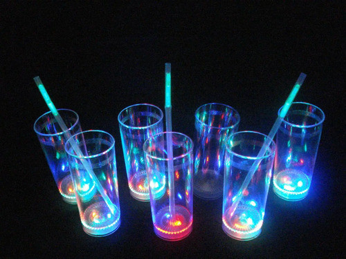 40 Vasos Luminosos 3 Led  Super    E C O N O M I C O 1