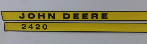 Juego De Calcos Para Tractor John Deere  2420 + Chapas 0