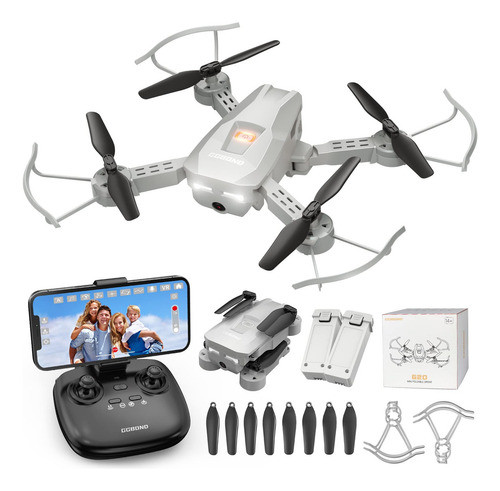 Mini Drones Para Ninos Con Camara 1080p Hd, Dron Wifi Plegab 0