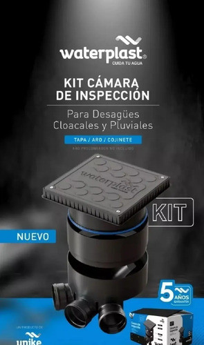 Cámara Inspección Kit Pvc Cloacal Pluvial Waterplast 1