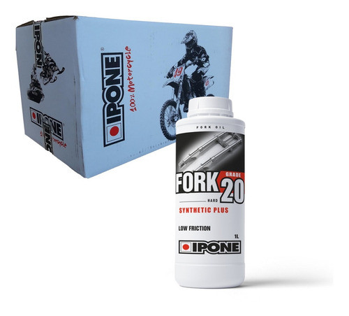 Aceite De Horquilla Ipone Fork Synthet Plus 20w Caja X6u 0