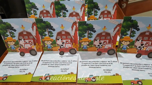 Tarjetas Invitaciones Infantiles 3d Todas Las Tematicas X 5 1