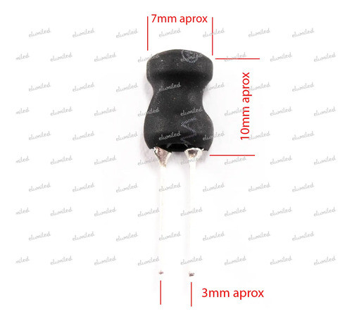 20 Bobinas Inductor Choque 47 Uhy Dci 0.38a 7x10mm 470k 1