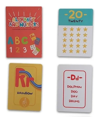 Alphabet And Numbers Cartas Didácticas Inglés -  Del Tomate 0