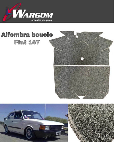 Alfombra Boucle Fiat 147 1