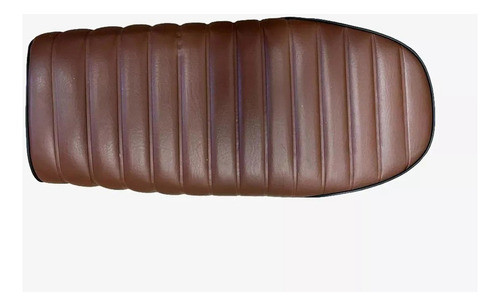 Asiento Biplaza Moto Café Racer Marrón Ancho Gtm00902 0