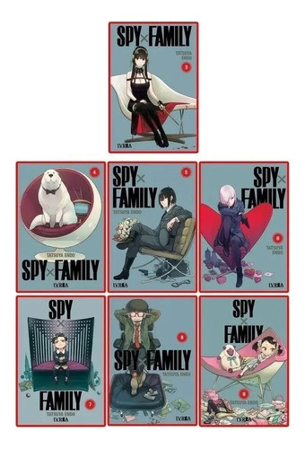 Combo Spy X Family  3 4 5 6 7 8 Y 9 - Manga - Ivrea 0