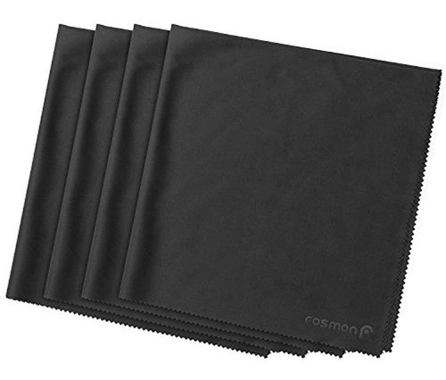 Fosmon Paños De Limpieza De Microfibra 4 Paquete De 16 X 16 0