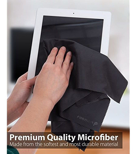 Fosmon Paños De Limpieza De Microfibra 4 Paquete De 16 X 16 1