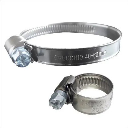 Abrazadera Acero Inox. 25 A 40mm Fleje 9mm X 50 Unidades 0