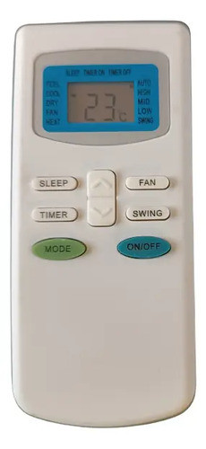Control Remoto Para Aire Acondicionado Everest Ref206 0